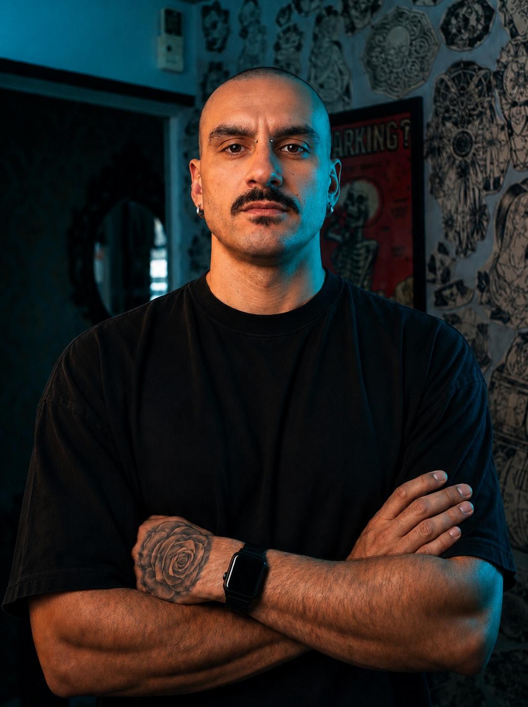 Tiziano Novelli, tatuatore realistico a Roma